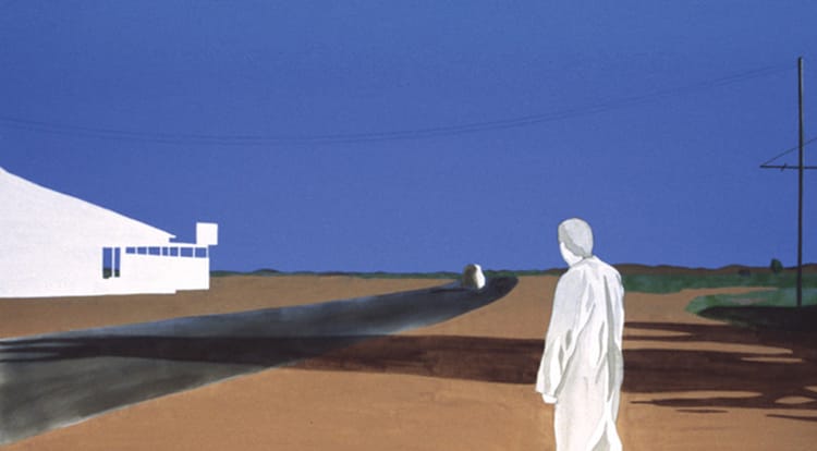 Mari Kuroda The blue in the desert  Priscilla, 2006