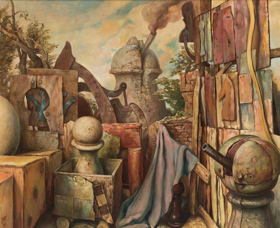 Samuel Bak, Problem Solving, 1998